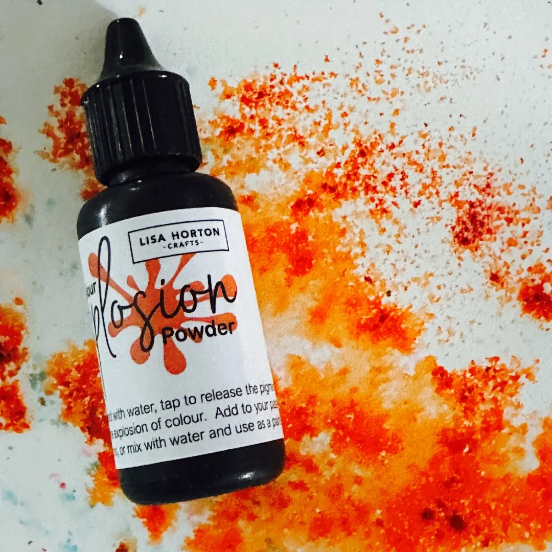 Lisa Horton Crafts Colour Explosion Powders