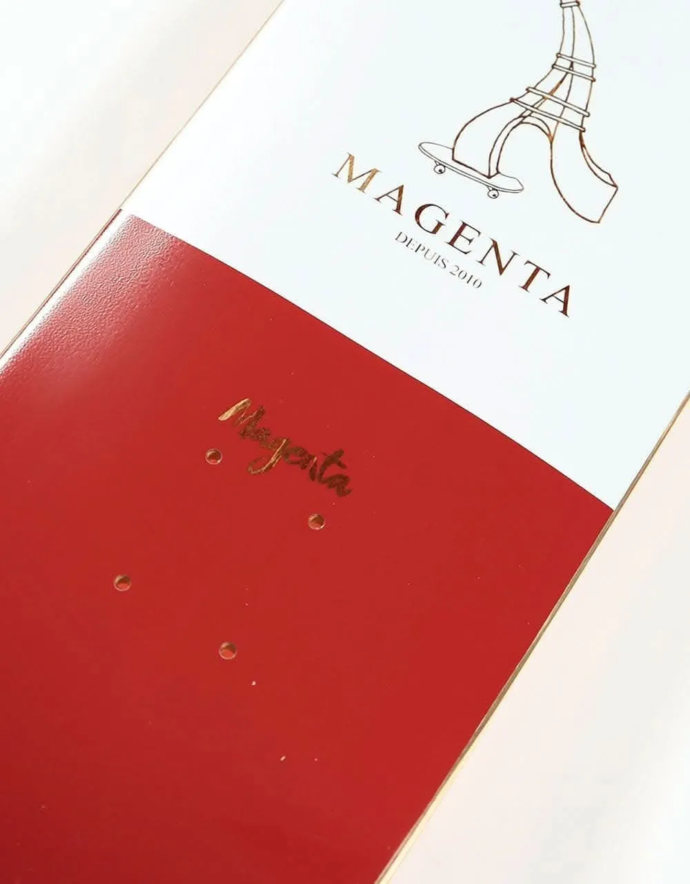 Magenta Depuis 2010 'Ten Year Collection' Skateboard Deck - 8.25"