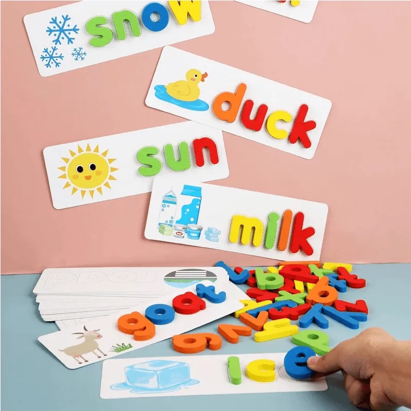 Multipiece Cognitive Spelling And Thinking Exercise Game F47-88-4