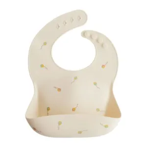 Mushie Silicone Baby Bib -Kites