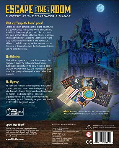 Mystery at the Stargazer's Manor Escape the Room