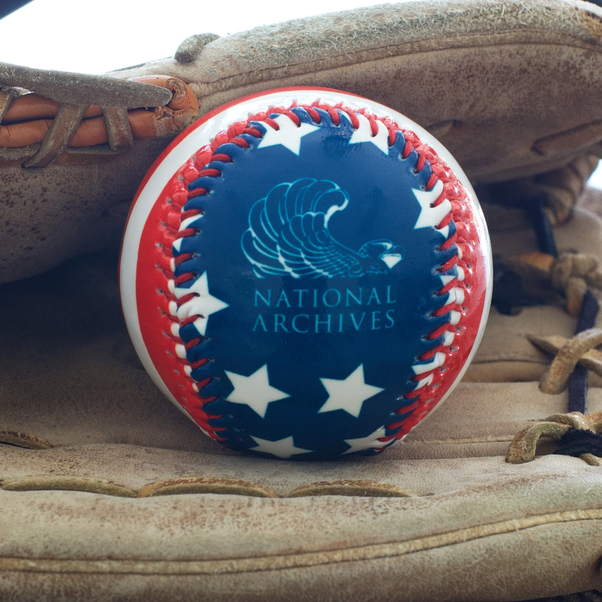 National Archives Logo Baseball