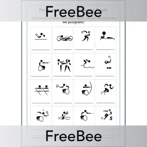 Paralympic Sports Pictogram Puzzle