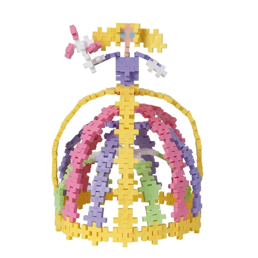 Plus-Plus: Pastel 3-in-1 Fairy Tale 220 Pieces Construction Toy