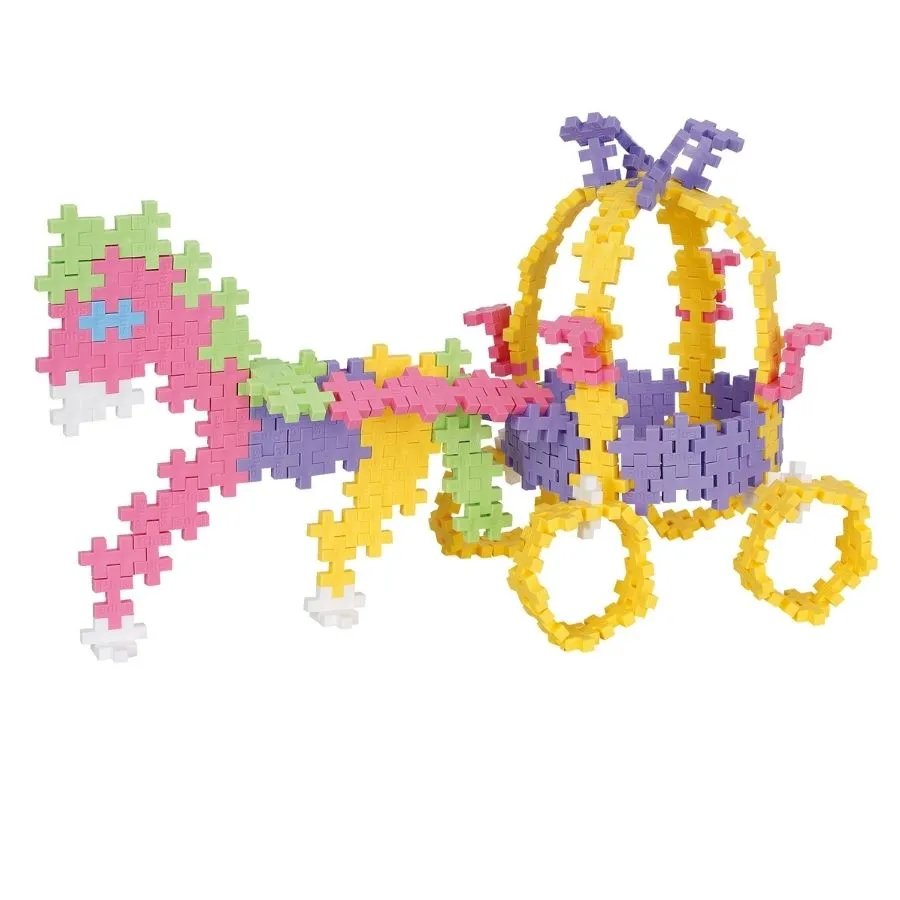 Plus-Plus: Pastel 3-in-1 Fairy Tale 220 Pieces Construction Toy