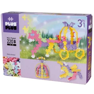Plus-Plus: Pastel 3-in-1 Fairy Tale 220 Pieces Construction Toy