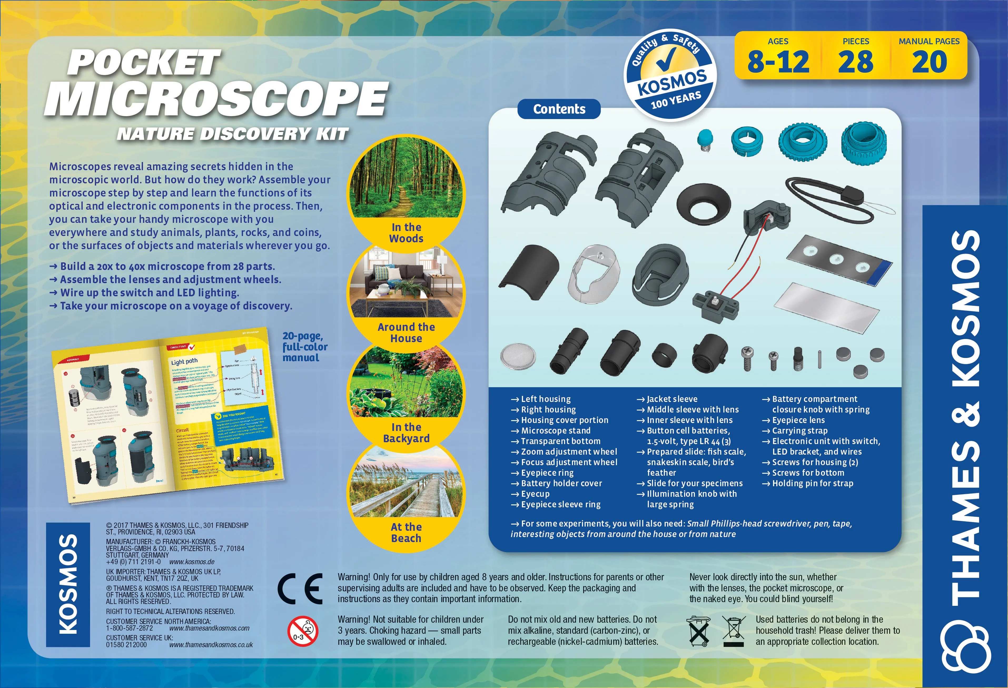 Pocket Microscope: Nature Discovery Kit