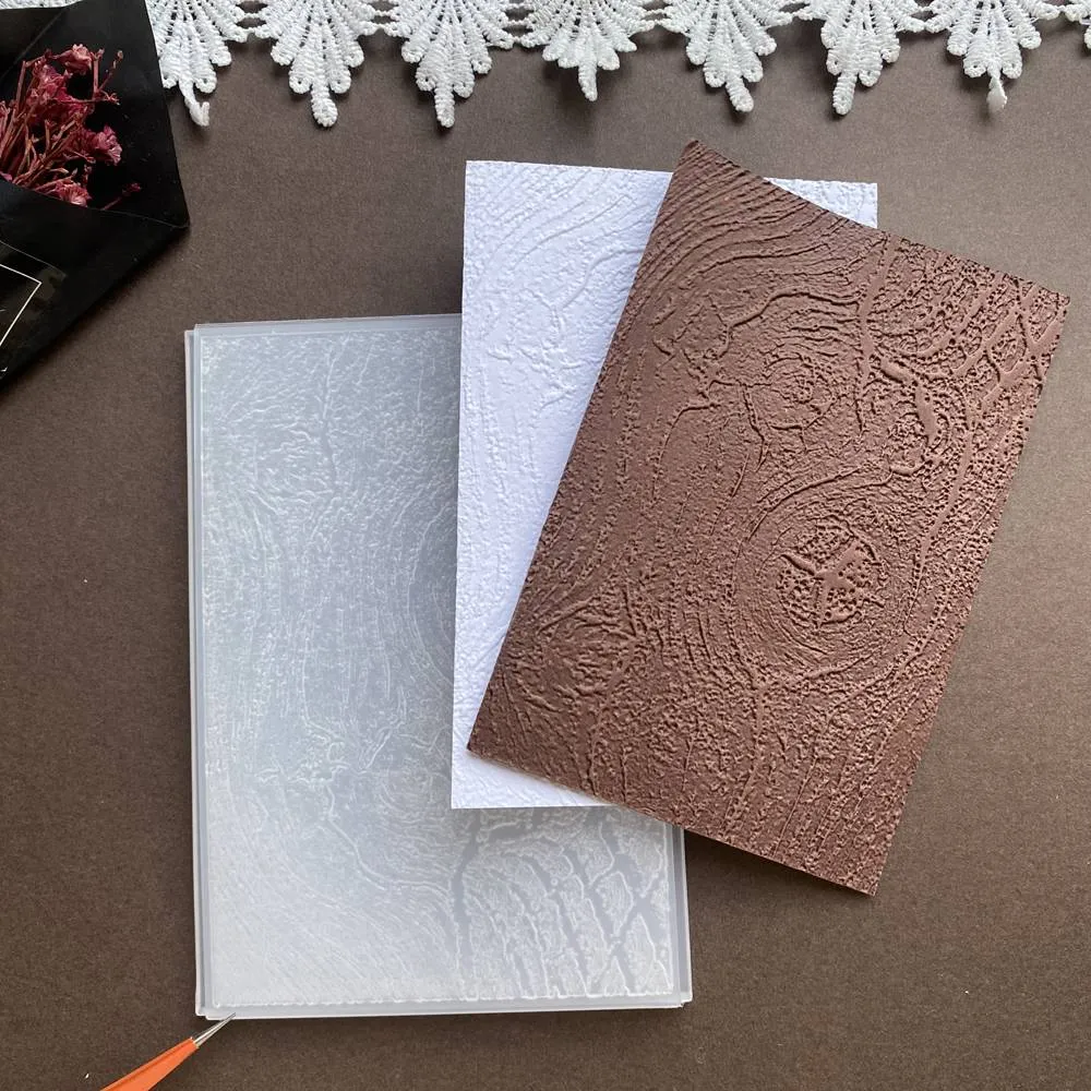 Poppy Crafts 3D Embossing Folder #48 - Tree Knot
