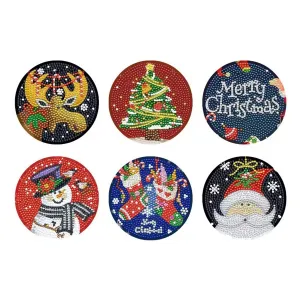 Poppy Crafts Diamond Coaster Kit #11 - Christmas Time