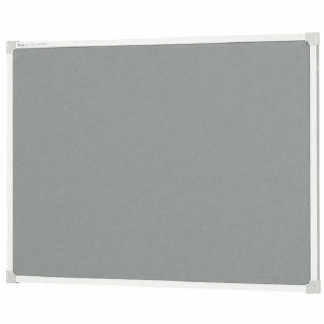 Quartet Penrite Felt Pinboard 1200 X 900mm Grey