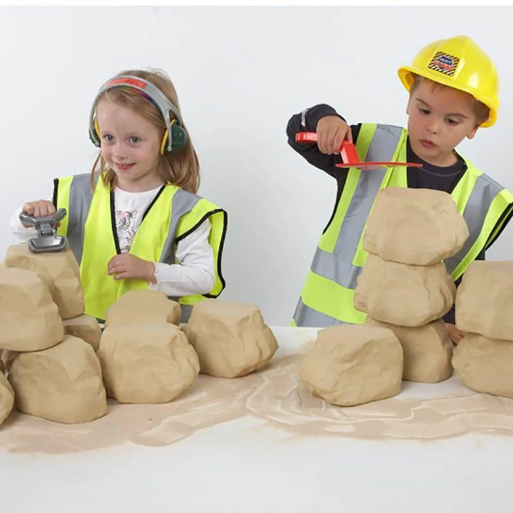 Role Play Stone Foam Building Bricks 25pk
