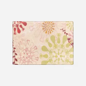 Rouge Blossoms Tempered Glass Cutting Board 15.75" X 11.5" - Designed by Michigan Artists
