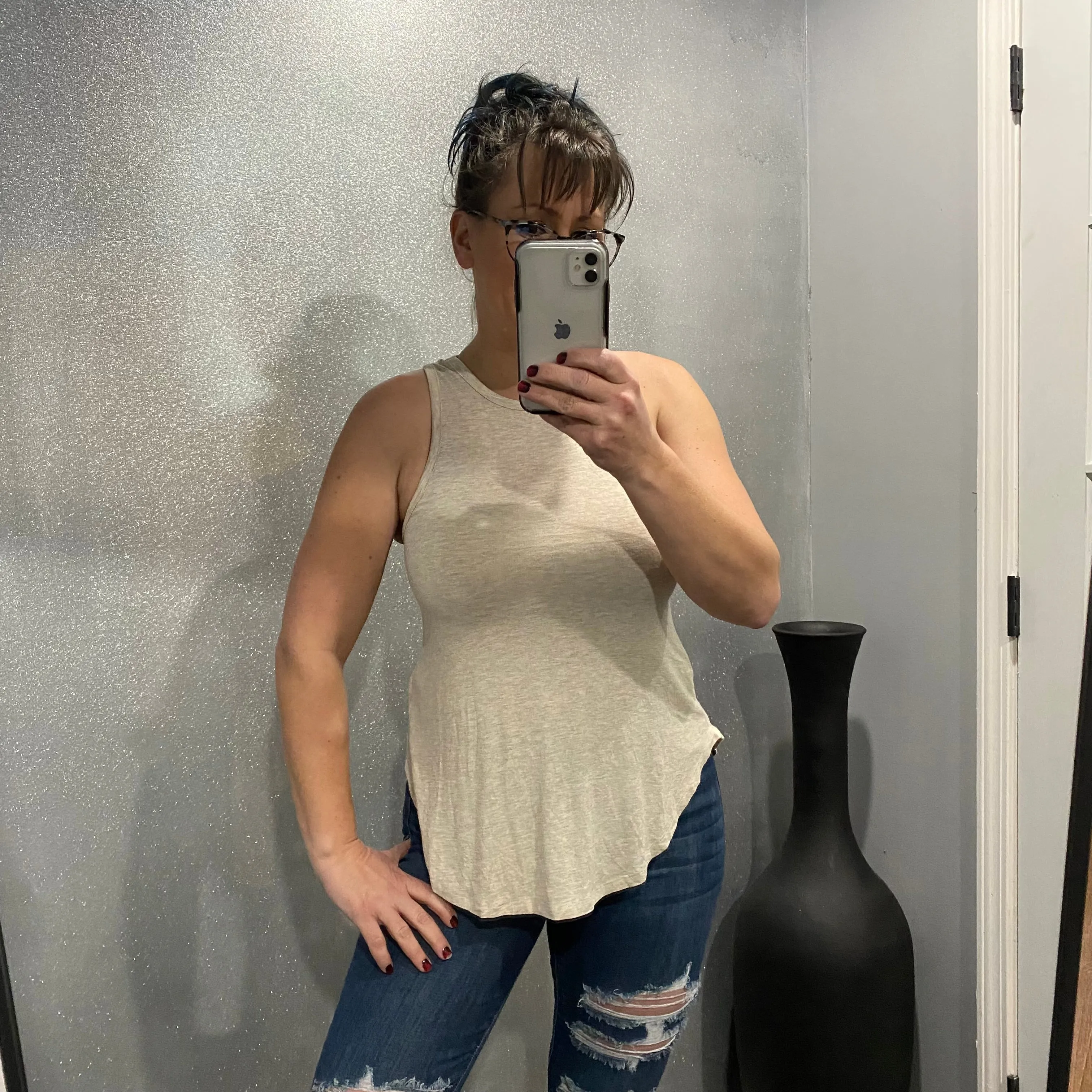 Round Hem Jersey Tanks - MORE COLORS