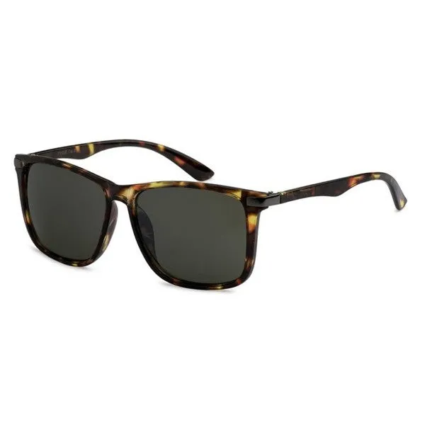Rounded Rectangle Sunglasses Tortoise Frames