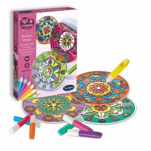 Sentosphère Art & Creations – Stickers Vitrail – Mandalas