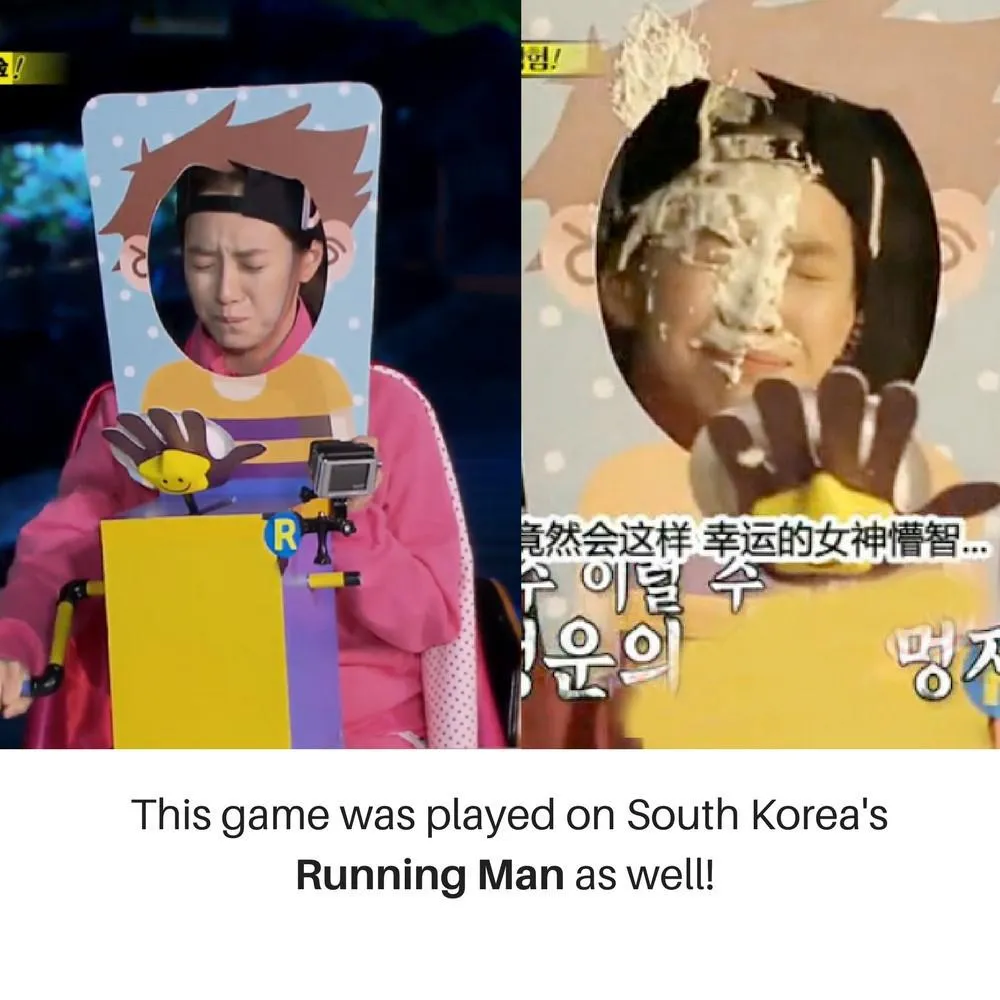 Shoppy Running Man Pie Face Showdown Game