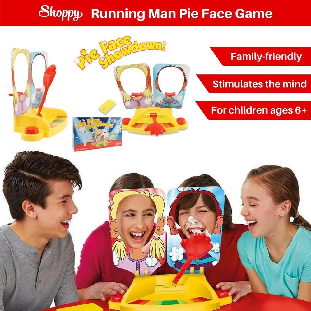 Shoppy Running Man Pie Face Showdown Game