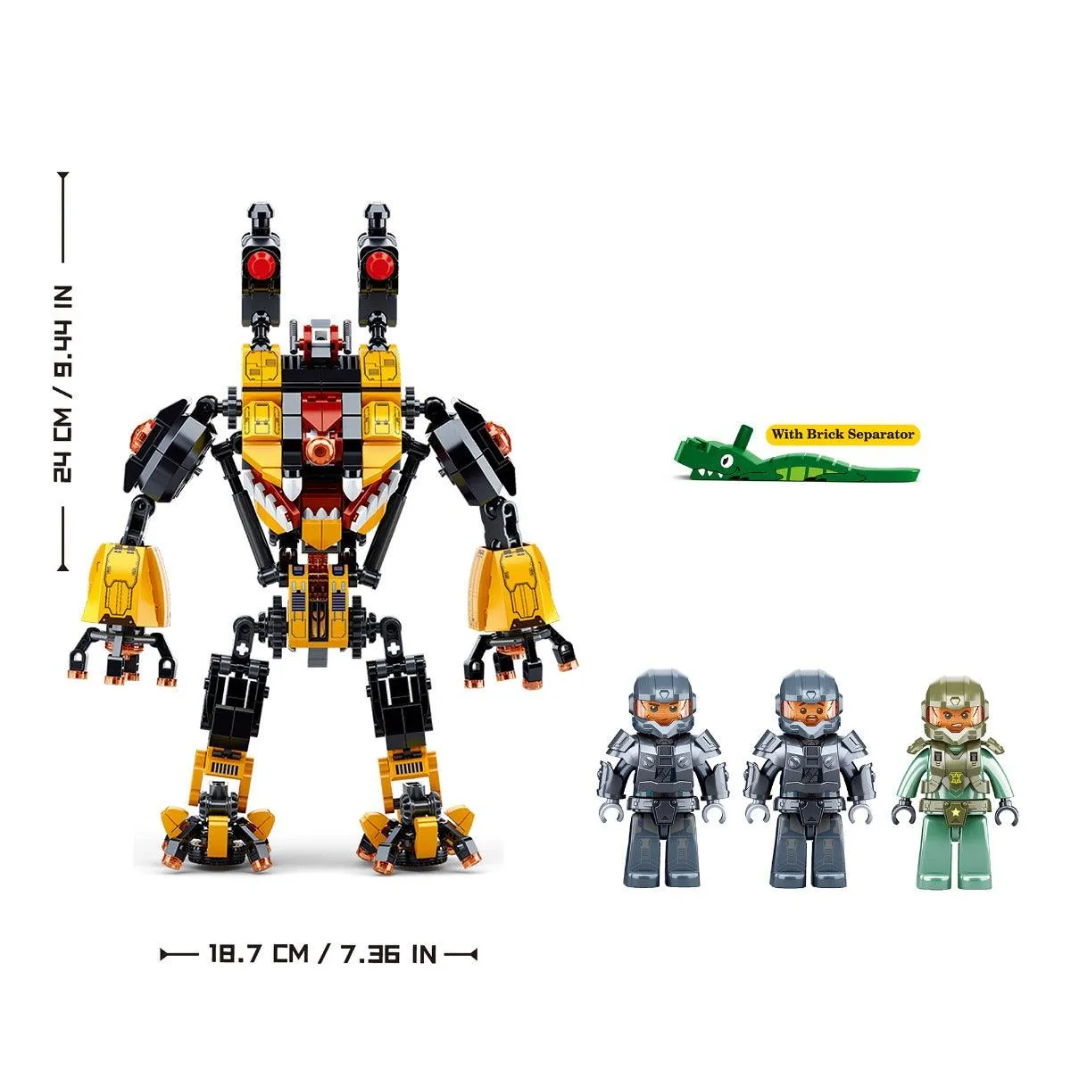 Sluban Fire Rain-Inquisitor Robot Building Blocks For Ages 6 