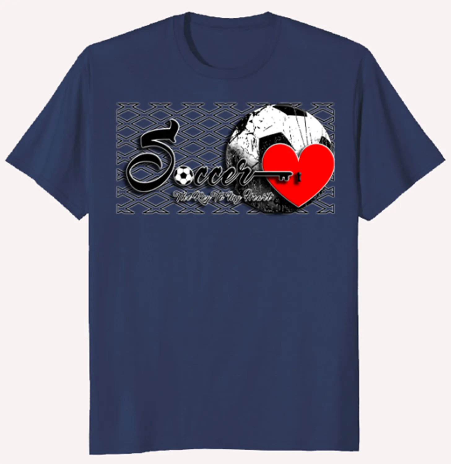 Soccer The Key To My Heart - Standard T-Shirt
