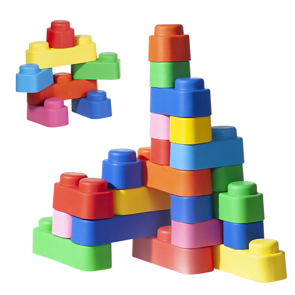 Soft Blocks 21 pieces for Toddlers 3  Years