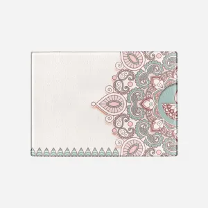 Soft Rangoli Tempered Glass Cutting Board 15.75" X 11.5" - Designed by Michigan Artists