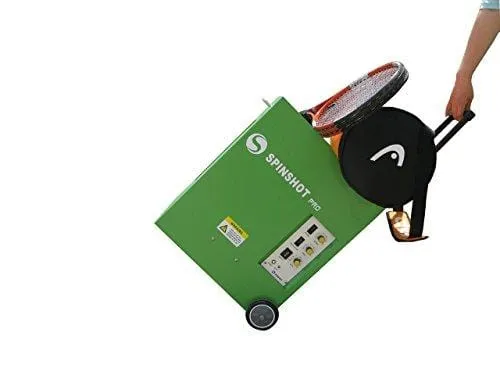 SPINSHOT-PRO TENNIS BALL MACHINE * Tennis Ball Throwing Machines * Portable Training Partner