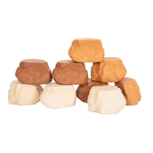 Stone Wall Foam Boulder Brick Blocks 9pk