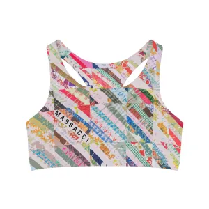 Tilted Quilt, Seamless Sports Bra