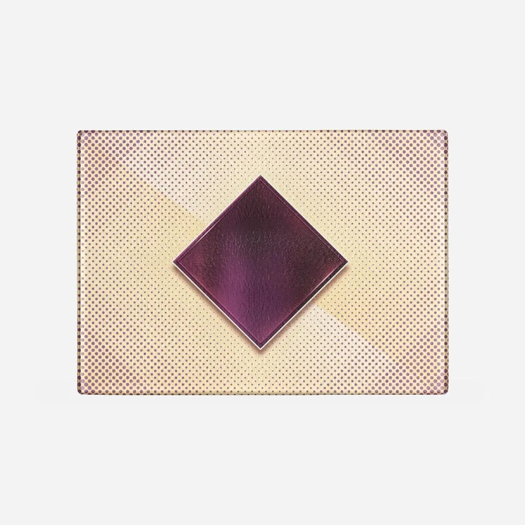To the Point Tempered Glass Cutting Board 15.75" X 11.5" - Designed by Michigan Artists