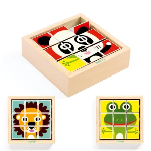 Touranimo Wooden Toddler Puzzle, Djeco