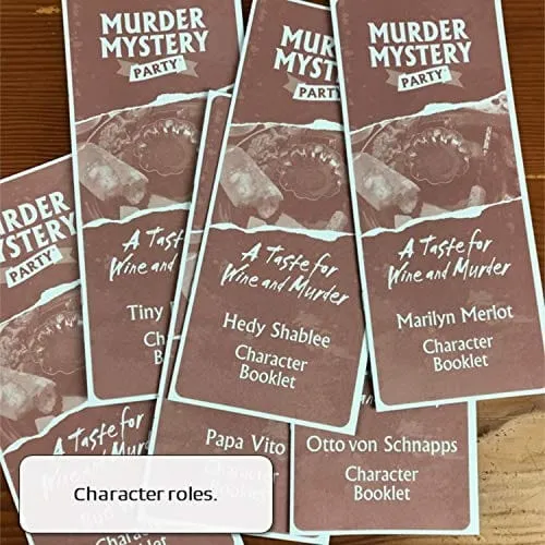 University Games Murder Mystery Party - A Taste for Wine & Murder, Multicolor (33202)