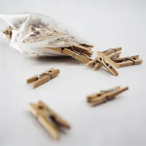 wooden clothespins 100 pcs