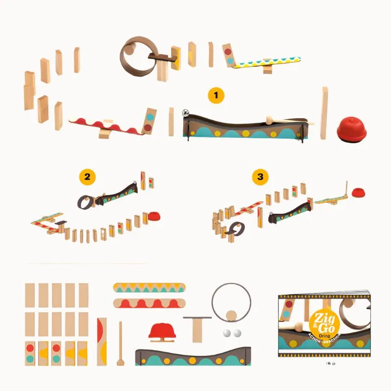 Zig & Go Action Reaction - 25pcs