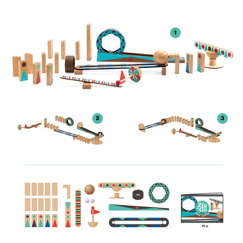 Zig and Go Action Reaction Set - 28 pcs